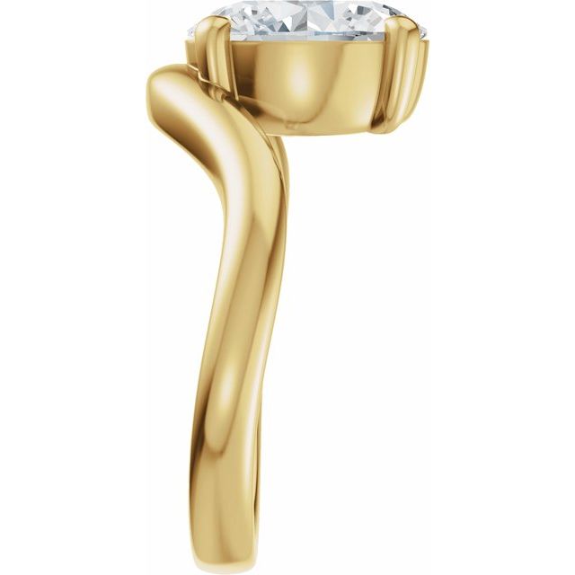 Scarlett Engagement Ring - 10ct Yellow Gold - Diamond Spread 2