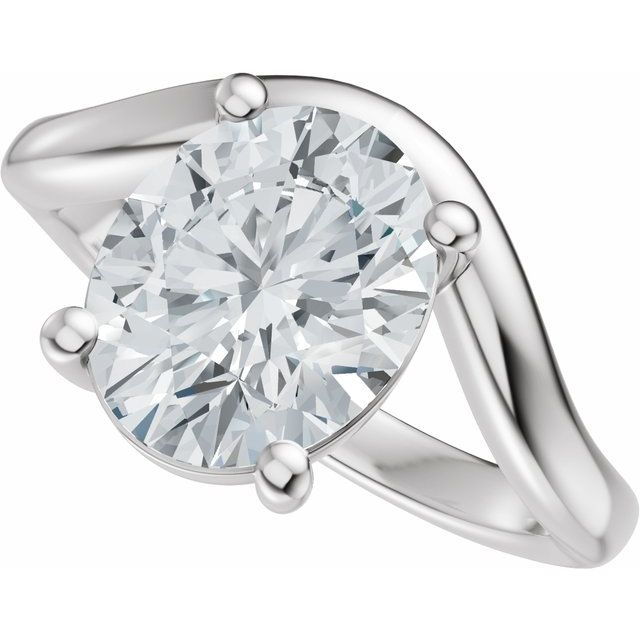 Scarlett Engagement Ring - 10ct White Gold - Diamond Spread 2