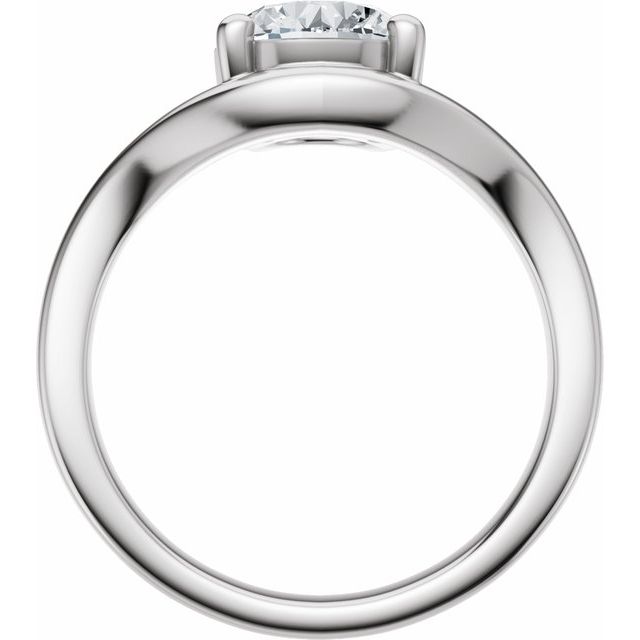 Scarlett Engagement Ring - 10ct White Gold - Diamond Spread 2