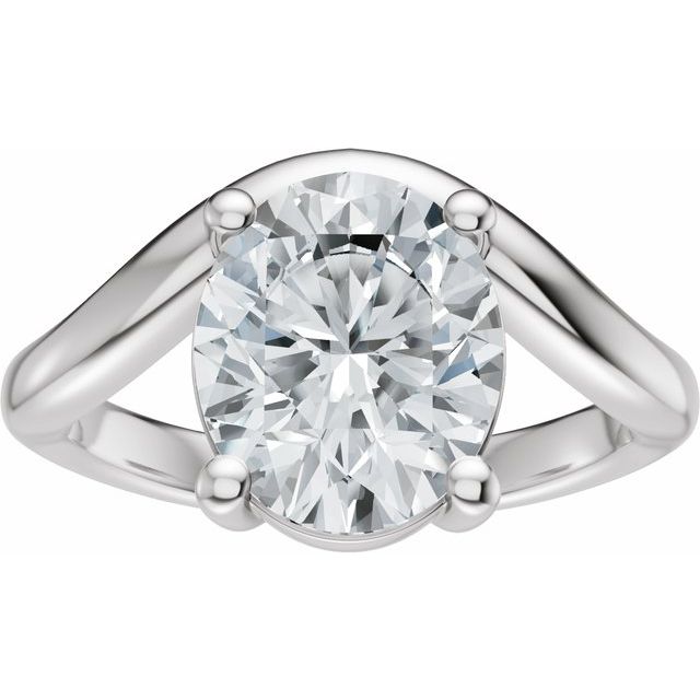 Scarlett Engagement Ring - 10ct White Gold - Diamond Spread 2
