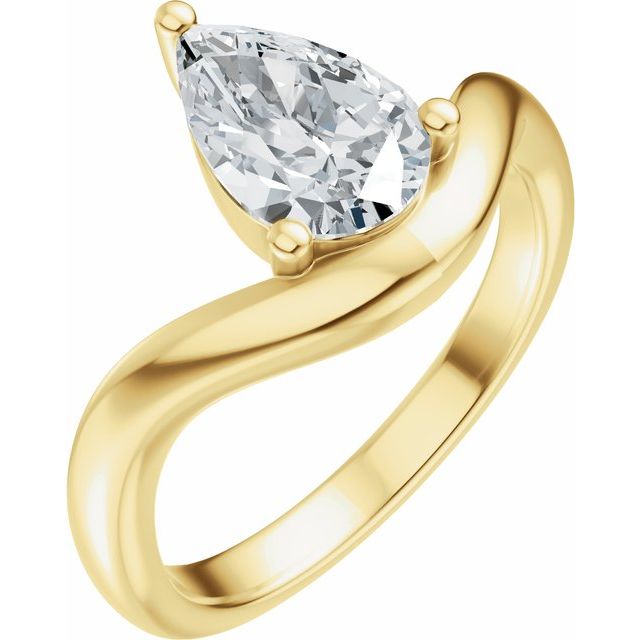 Scarlett Engagement Ring - 18ct Yellow Gold - Diamond Spread 2