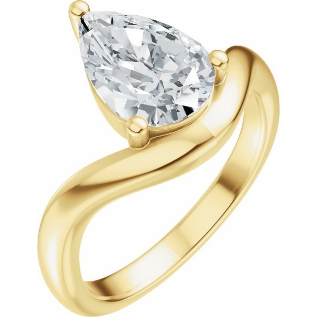 Scarlett Engagement Ring - 18ct Yellow Gold - Diamond Spread 3