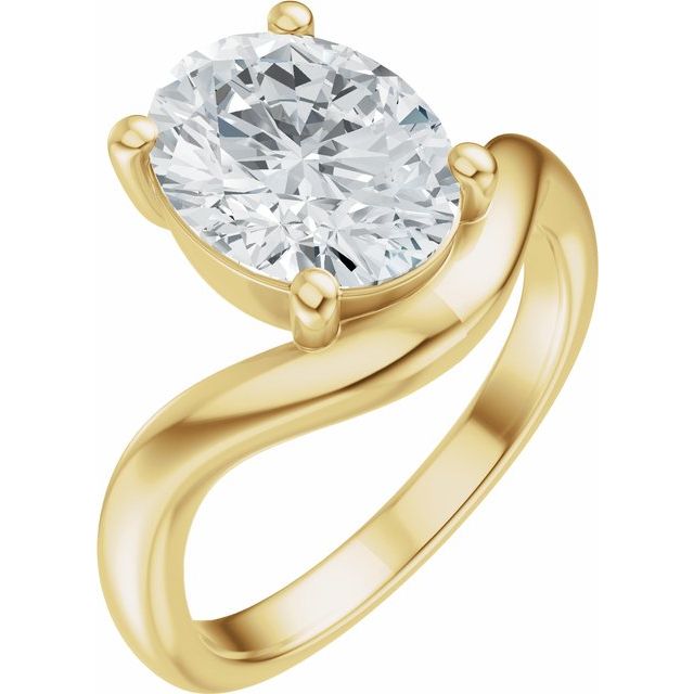 Scarlett Engagement Ring - 18ct Yellow Gold - Diamond Spread 2