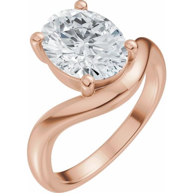 Scarlett Engagement Ring - 18ct Rose Gold - Diamond Spread 2