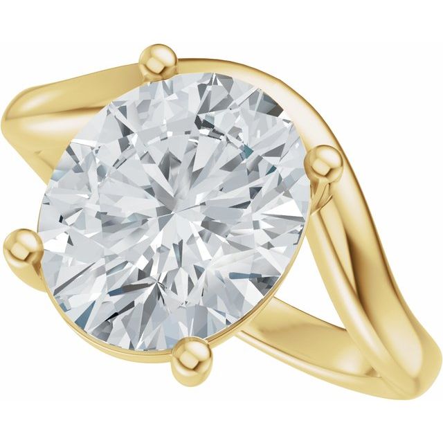 Scarlett Engagement Ring - 10ct Yellow Gold - Diamond Spread 3