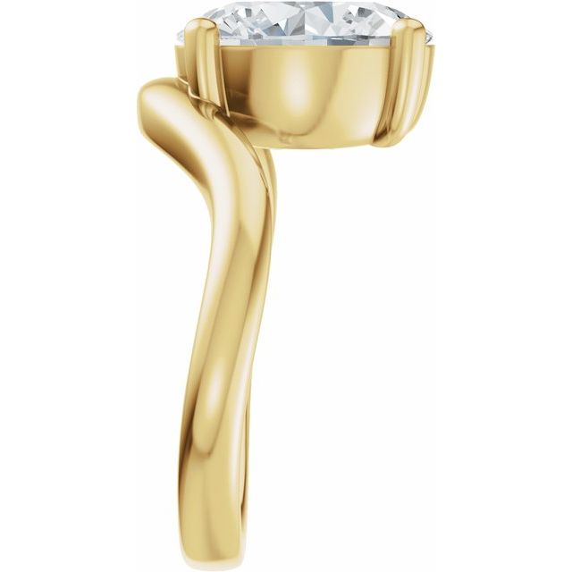Scarlett Engagement Ring - 10ct Yellow Gold - Diamond Spread 3