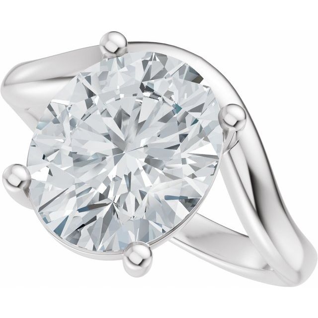 Scarlett Engagement Ring - 10ct White Gold - Diamond Spread 3