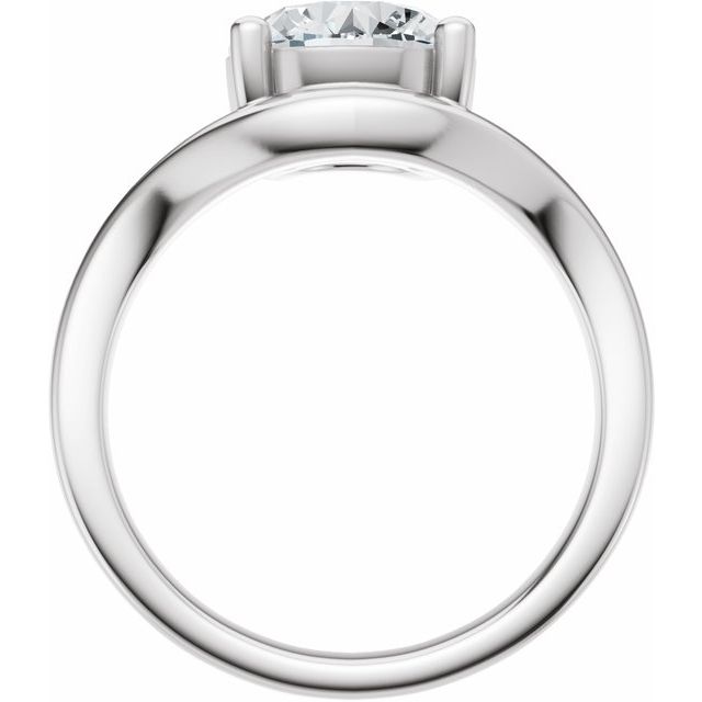 Scarlett Engagement Ring - 10ct White Gold - Diamond Spread 3