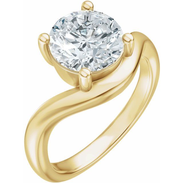 Scarlett Engagement Ring - 18ct Yellow Gold - Diamond Spread 2