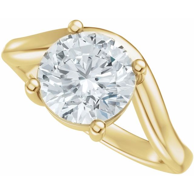 Scarlett Engagement Ring - 10ct Yellow Gold - Diamond Spread 2