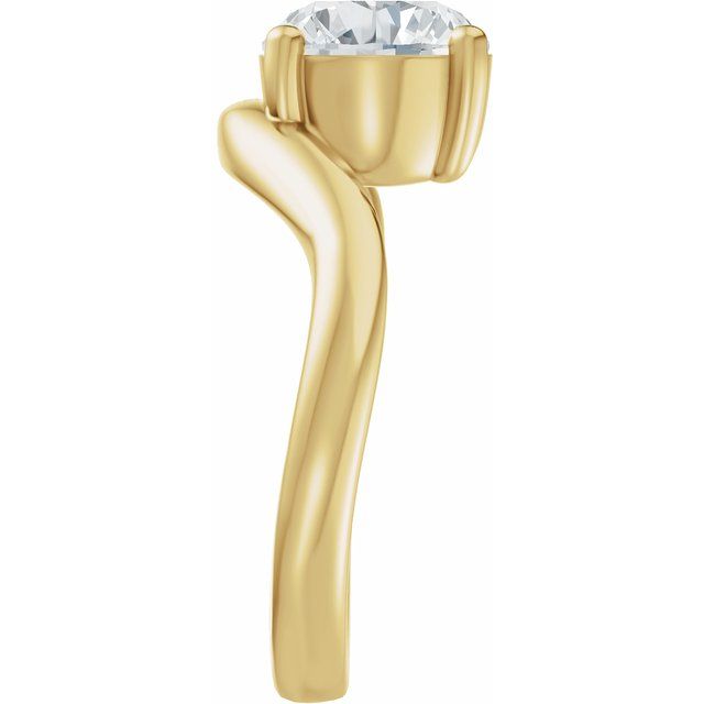 Scarlett Engagement Ring - 10ct Yellow Gold - Diamond Spread 2