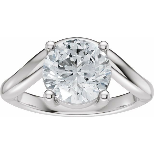 Scarlett Engagement Ring - 10ct White Gold - Diamond Spread 2