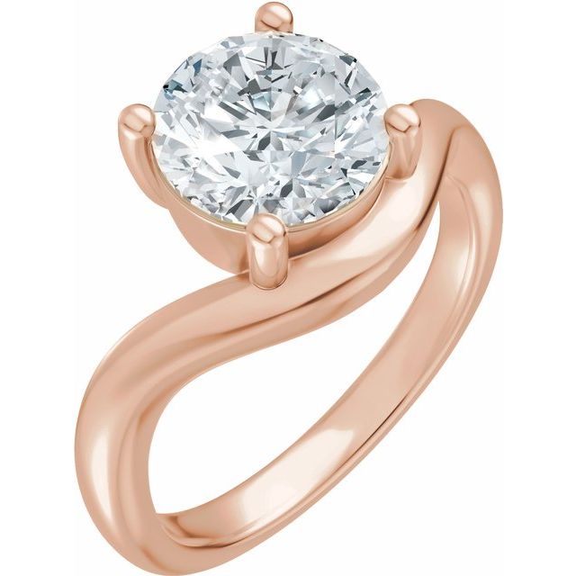 Scarlett Engagement Ring - 18ct Rose Gold - Diamond Spread 2