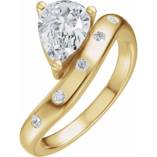 Hart Engagement Ring - 18ct Yellow Gold - Diamond Spread 2