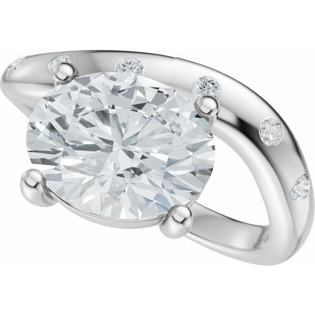 Hart Engagement Ring - 18ct Yellow Gold - Diamond Spread 1