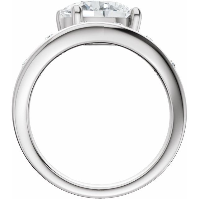 Hart Engagement Ring - 10ct White Gold - Diamond Spread 2