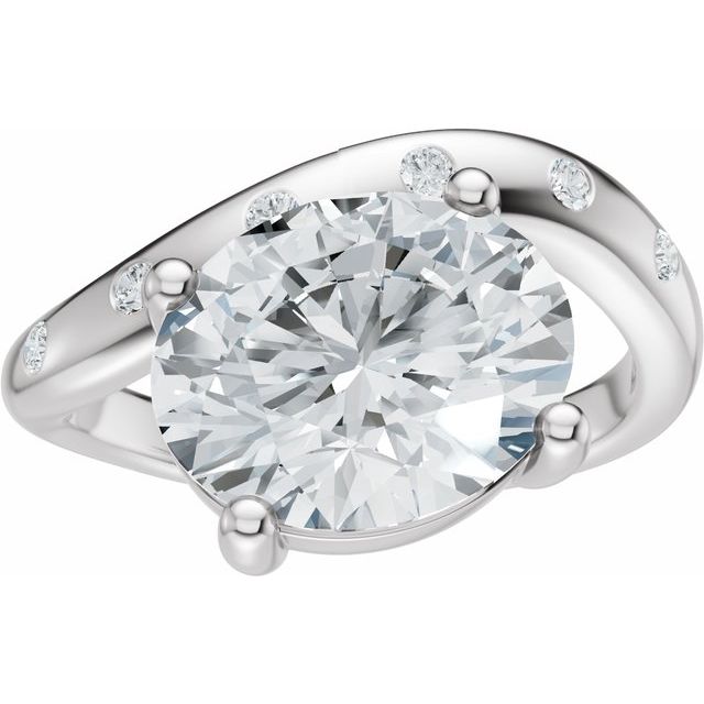 Hart Engagement Ring - 10ct White Gold - Diamond Spread 3