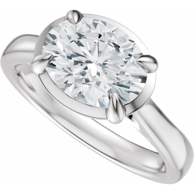 Taylor Engagement Ring - 10ct White Gold - Diamond Spread 2