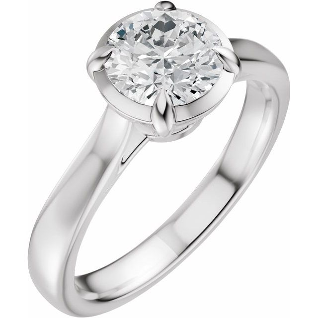 Taylor Engagement Ring - Platinum - Diamond Spread 3