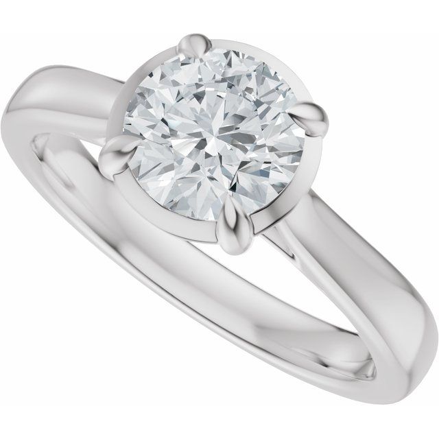 Taylor Engagement Ring - 10ct White Gold - Diamond Spread 1