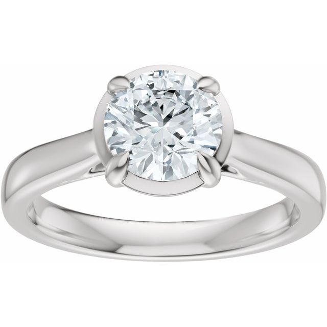 Taylor Engagement Ring - 10ct White Gold - Diamond Spread 1