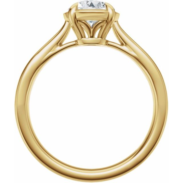 Taylor Engagement Ring - 10ct Yellow Gold - Diamond Spread 1