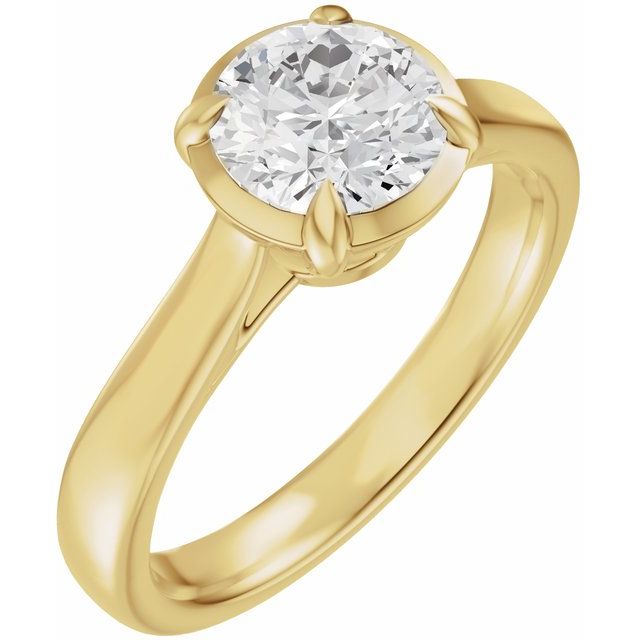 Taylor Engagement Ring - 18ct Yellow Gold - Diamond Spread 3