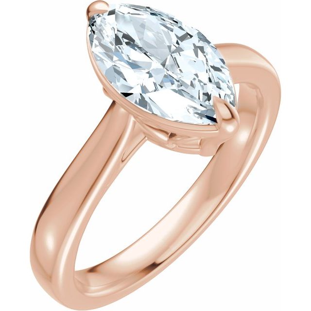 Taylor Engagement Ring - 18ct Yellow Gold - Diamond Spread 2