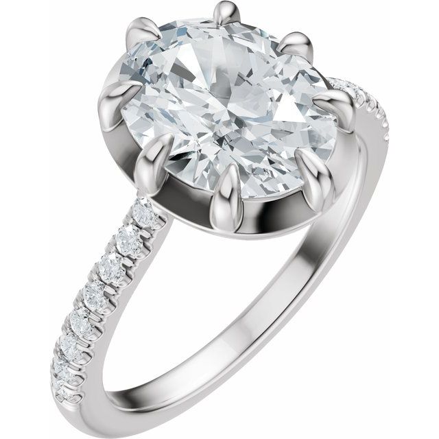 Alexis Engagement Ring - 18ct Yellow Gold - Diamond Spread 1