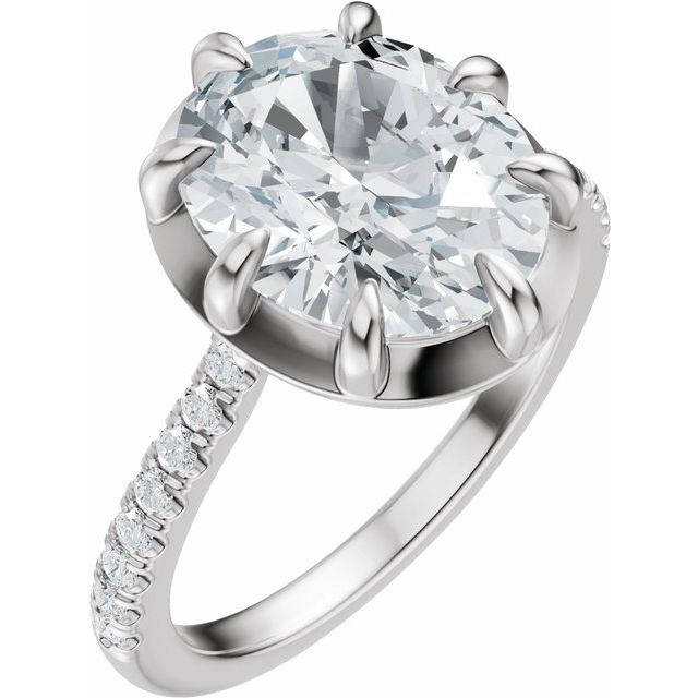 Alexis Engagement Ring - 18ct Yellow Gold - Diamond Spread 1