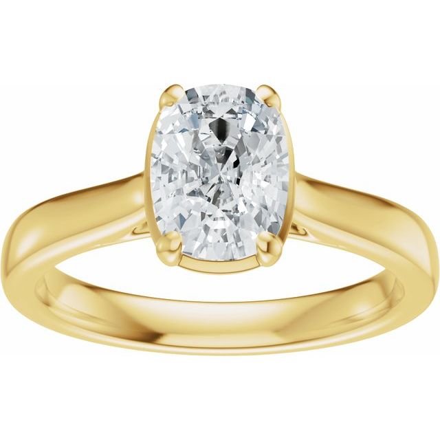 Taylor Engagement Ring - 10ct Yellow Gold - Diamond Spread 1