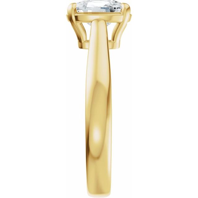 Taylor Engagement Ring - 10ct Yellow Gold - Diamond Spread 1
