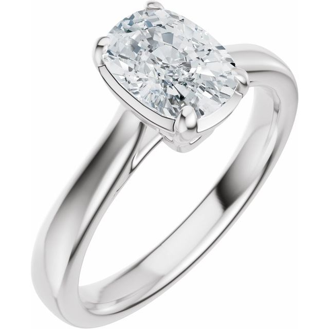 Taylor Engagement Ring - Platinum - Diamond Spread 1