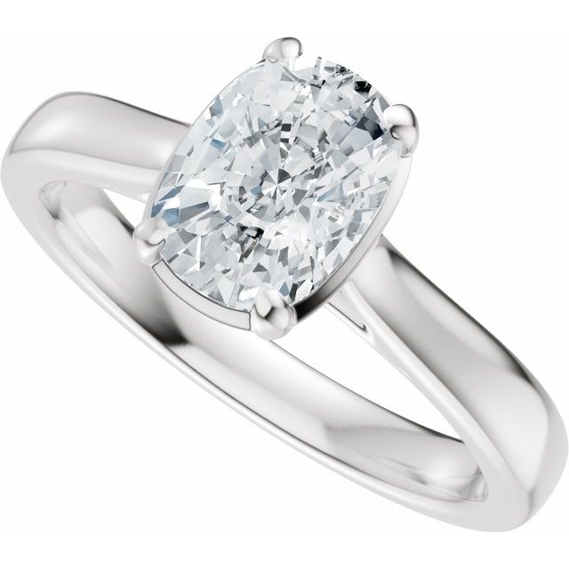 Taylor Engagement Ring - 10ct White Gold - Diamond Spread 1
