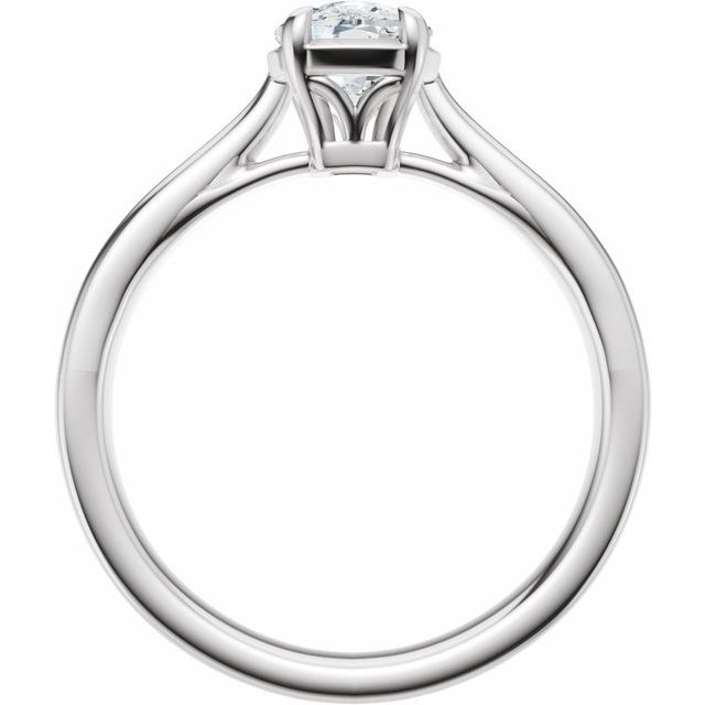 Taylor Engagement Ring - 10ct White Gold - Diamond Spread 1