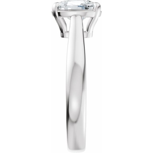Taylor Engagement Ring - 10ct White Gold - Diamond Spread 1