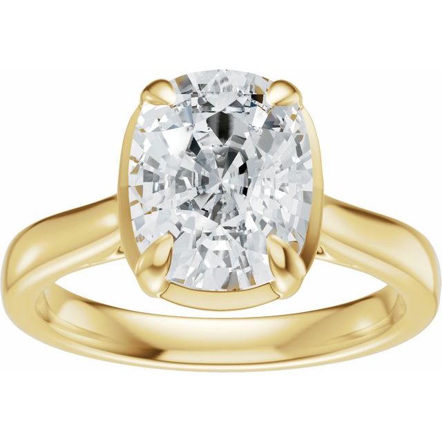 Taylor Engagement Ring - 10ct Yellow Gold - Diamond Spread 2