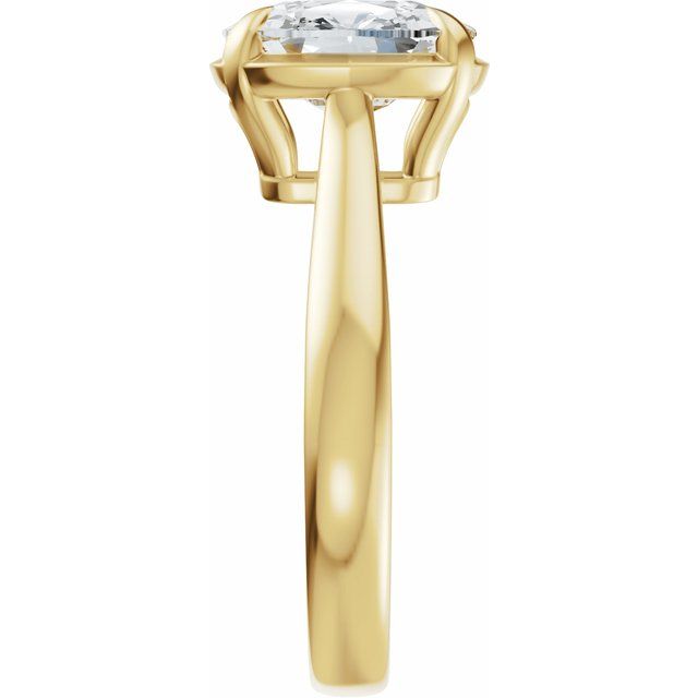 Taylor Engagement Ring - 10ct Yellow Gold - Diamond Spread 2