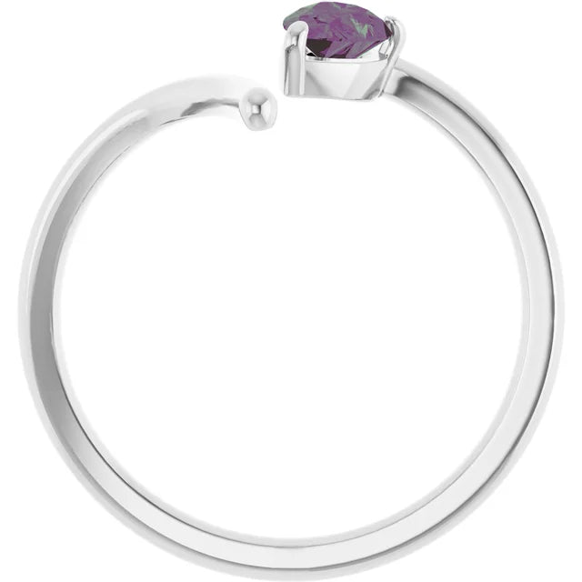 10K White 0.30ct Lab-Grown Diamond AUTOGRAPH Ring