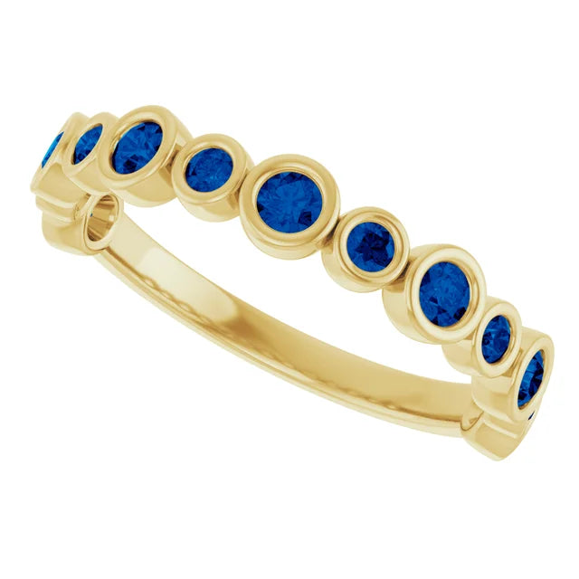 10K Rose 1/3 CTW Lab-Grown Diamond  Anniversary Band