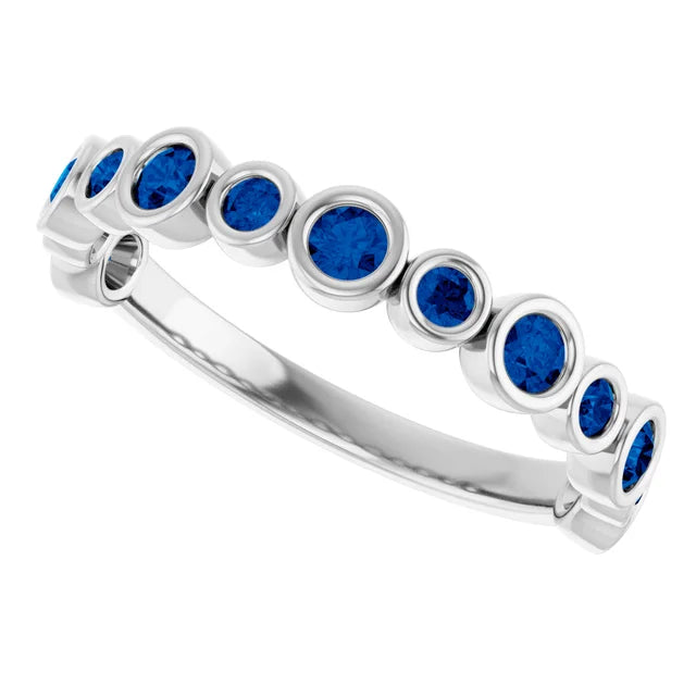 10K Rose 1/3 CTW Lab-Grown Diamond  Anniversary Band