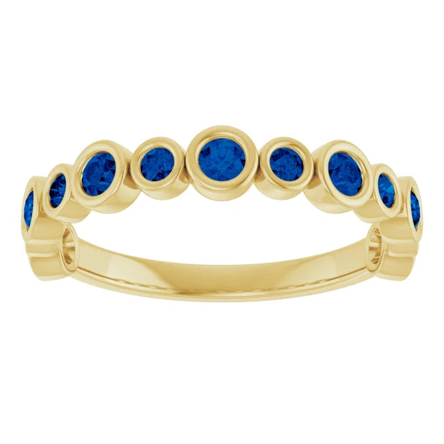 10K Rose 1/3 CTW Lab-Grown Diamond  Anniversary Band