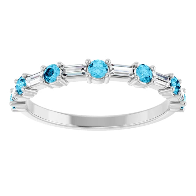 10K Yellow 1/2 CTW Lab-Grown Diamond Anniversary Band