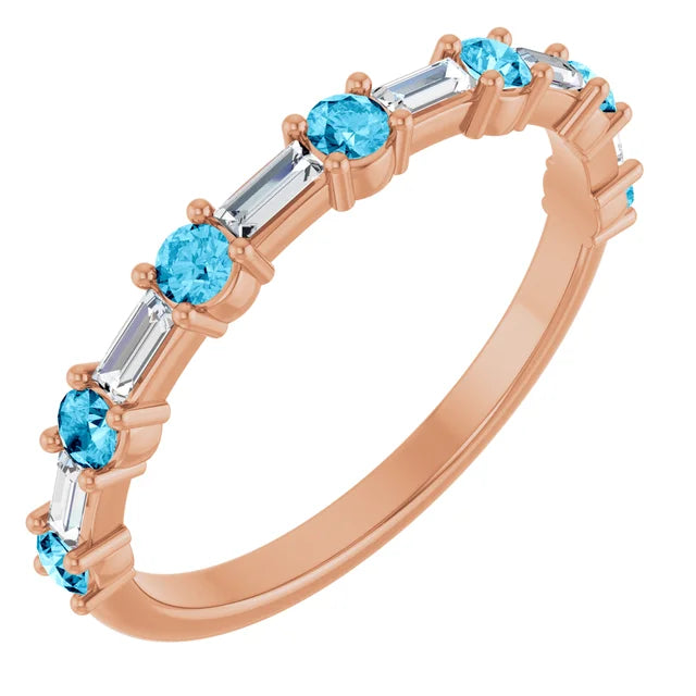 10K Yellow 1/2 CTW Lab-Grown Diamond Anniversary Band