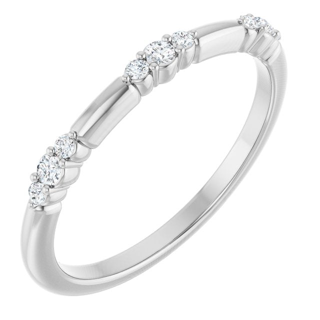 10K Yellow Gold Lab-Grown Diamond 1.7 mm 10K Yellow 1/8 CTW Lab-Grown Diamond Stackable Ring Jewelry