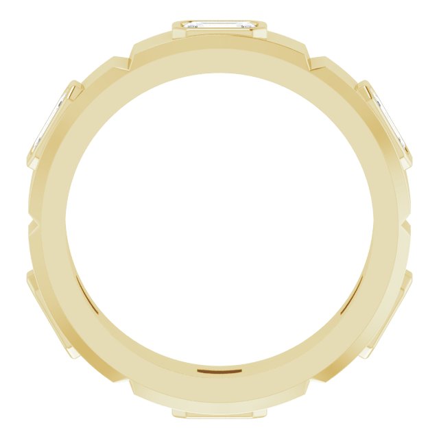 Achilles Engagement Ring - 10ct Yellow Gold - Diamond Spread 1