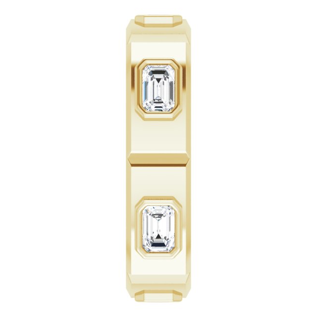 Achilles Engagement Ring - 10ct Yellow Gold - Diamond Spread 1
