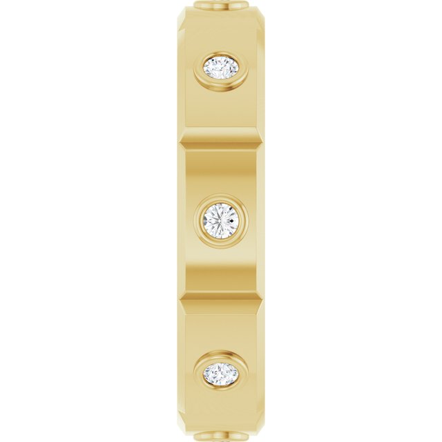 Achilles Engagement Ring - 10ct Yellow Gold - Diamond Spread 1