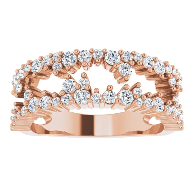 LACUNA Claw set Diamond or gemstone Ring Jewelry