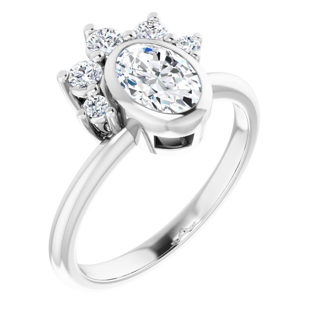 platinum-oval